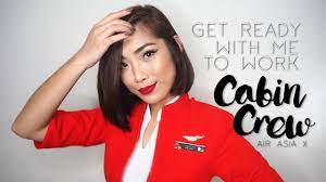 get ready with me cabin crew edition