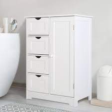 veikous wooden bathroom storage cabinet