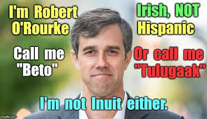 Image result for Beto o'rourke fake mexican meme