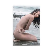 Amazon.com: REIXS Kendall Jenner - Sitting On Her Ankles On The Beach Nude  Poster Sexy Celebrity Star Poster Canvas Painting Wall Art Poster for  Bedroom Living Room Decor 24x36inch(60x90cm) Unframe-style: Posters &