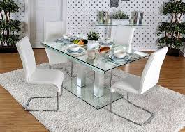 Rolien Modern Glass Top Table