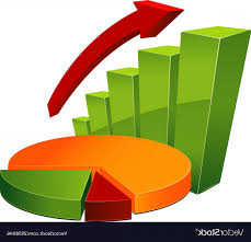 Graph And Pie Chart Vector Cqrecords