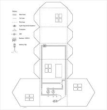 1 of 4, 2 of 4, 3 of 4, 4 of 4 or single 8 1/2″ x 11″ version; 11 Paper House Templates Pdf Doc Free Premium Templates