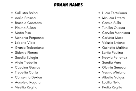 200 catchy and cool roman last names