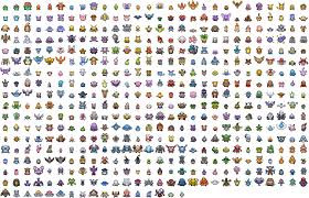 In generations i and ii, there wasn't a menu sprite for each pokémon, so a small number of menu sprites front sprite has a gen 1 style design and was redrawn for the final; Downloads Pokedex Veekun