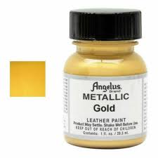 Angelus Leather Paint Metallic Gold