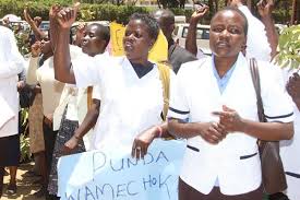 Image result for nurse strike kenya