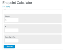 Endpoint Calculator Formula Example