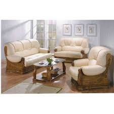brown rectangular 6 seater sofa set