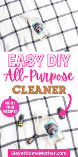 DIY All Purpose Cleaner   The Best Essential Oils For Cleaning