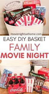 diy family night gift basket