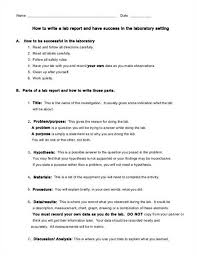   essay writing tips to Biology Lab Report Outline  Tips for writing a chemistry lab report Central America Internet Ltd