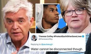 Thrse anne coffey born 18 november 1971 is an english conservative party politician and parliamentary candidate for the suffolk coastal constituency havi. Phillip Schofield Erupts Over Therese Coffey Response To Marcus Rashford What The Hell Tv Radio Showbiz Tv Express Co Uk