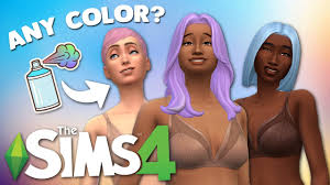 hair color with this mod the sims 4
