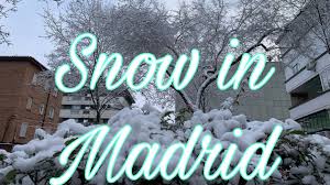 Real madrid finally leave pamplona after snow disruption france 24. Snowfall In Madrid Today January2021 Youtube