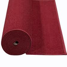 5mm non woven red floor carpet for
