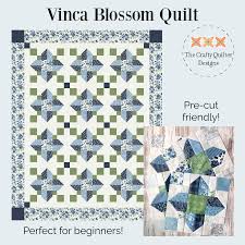 vinca blossom quilt pattern release