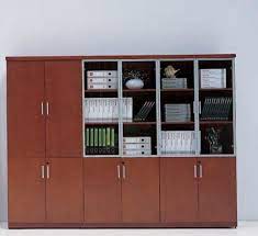 Wood Office Wall Cabinet Feature