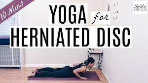 10 min yoga routine for herniated disc