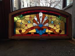 Victorian 1890s Chicago Stained Leaded