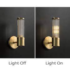 Led Wall Sconce Sconces Glass Lamp Shade