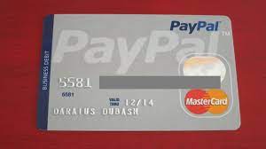debit card to create a paypal account