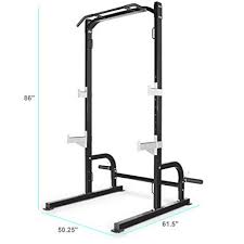 Marcy Olympic Cage Home Gym System Multifunction Squat Rack Customizable Training Station Sm 8117
