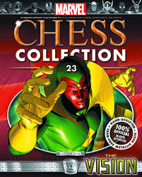 The purple faded to gray; Marvel Chess Fig Collectors Magazine 23 Vision White Rook Luke Cade S Toy Chest