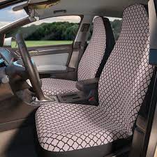 Pink Quatrefoil Seat Cover For Car Full