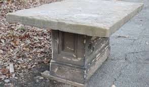 Antique Stone Dining Table Outdoor