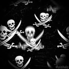 gif skull wallpaper pirates animated