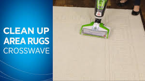 cleaning area rugs with your crosswave