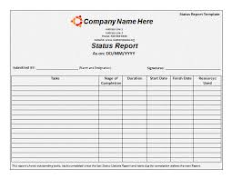 Monthly Report Template Free Printable Ms Word Format