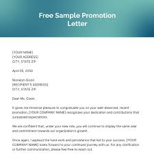 sle promotion letter template edit