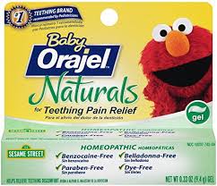 Orajel Baby Naturals Teething Gel 0 33 Oz B004nyn23g