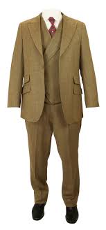 Dayton Suit Brown Wool