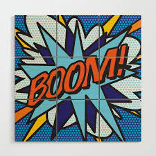 Boom Comic Book Pop Art Fun Cool