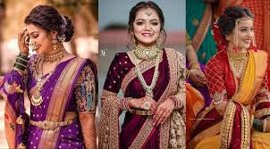wedding nauvari saree looks