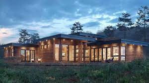 Hitech House Modern Timber House Plans