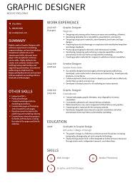 graphic design resume exles