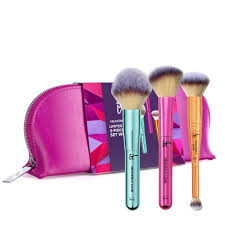 brush set makeup bag