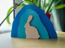 stacker toy rabbit waldorf montessori
