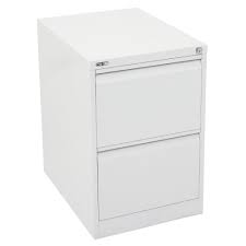A filing cabinet (or sometimes file cabinet in american english) is a piece of office furniture usually used to store paper documents in file folders. Go 2 Drawer Filing Cabinet White Officeworks
