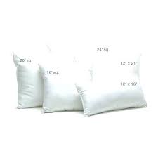 Throw Pillow Sizes Chart Decorative Pillow Size Chart Home