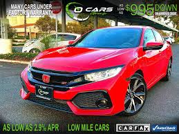 used 2017 honda civic si for with