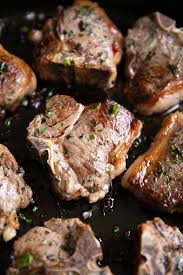 garlic herb lamb chops recipe the