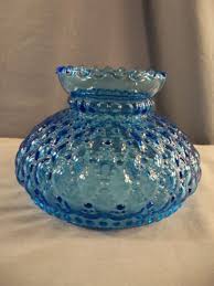 Vintage Blue Glass Aladdin Rayo Diamond