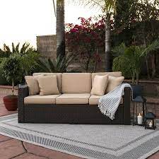 outdoor wicker patio furniture wicker sofa