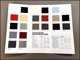 1983 Porsche Factory Color Paint