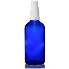 100ml Blue Dropper Bottle With Atomiser